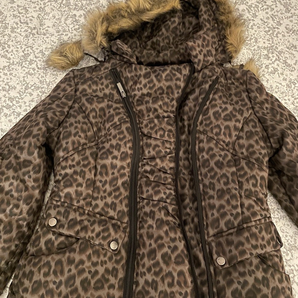 Day trip leopard print coat